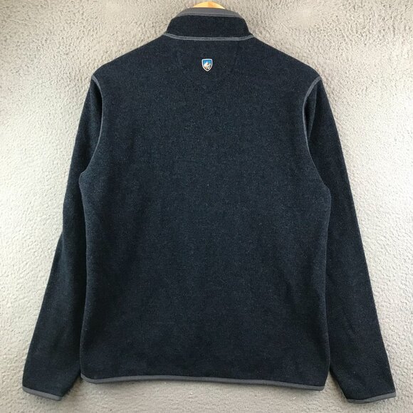 Kuhl Mens Blue Half-Zip Pullover Sweater Fleece size M - Picture 3 of 13